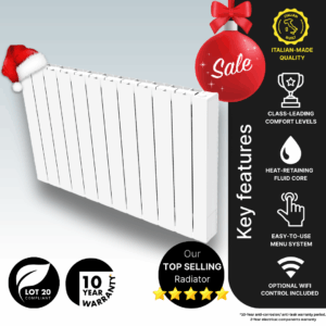 Vantage Connect EHVC1800 Electric Radiator, 1800w