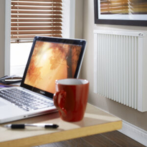 Aeroflow Radiator in home office settinng
