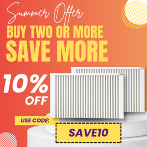 Save an extra 10% when you buy two or more Aeroflow Electric Radiators this week with Electric Heating Expert