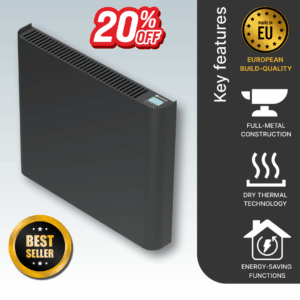 Ecopanel XT Anthracite Electric Radiator 900w