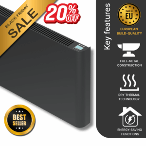 Ecopanel XT Anthracite Electric Radiator 2000w