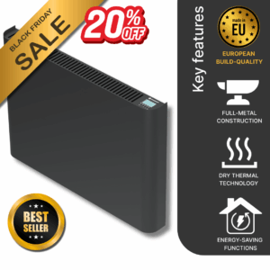 Ecopanel XT Anthracite Electric Radiator 1200w