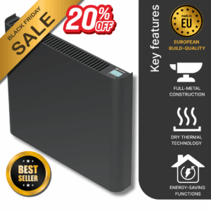 Ecopanel XT Anthracite Electric Radiator 900w
