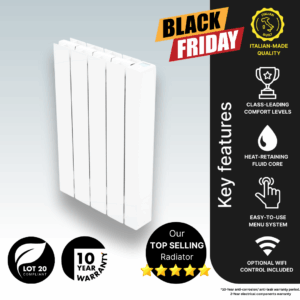 Vantage Connect EHVC0750 Electric Radiator, 750w