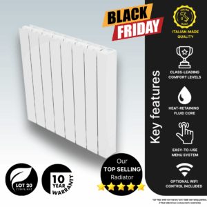 Vantage Connect EHVC1250 Electric Radiator, 1250w