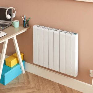 The Accorto electric radiator by electrorad features a ceramic core and app control, as well as a clever occupancy sensor.