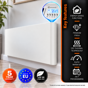 Ecopanel XT Electric Radiators, White, 2000w