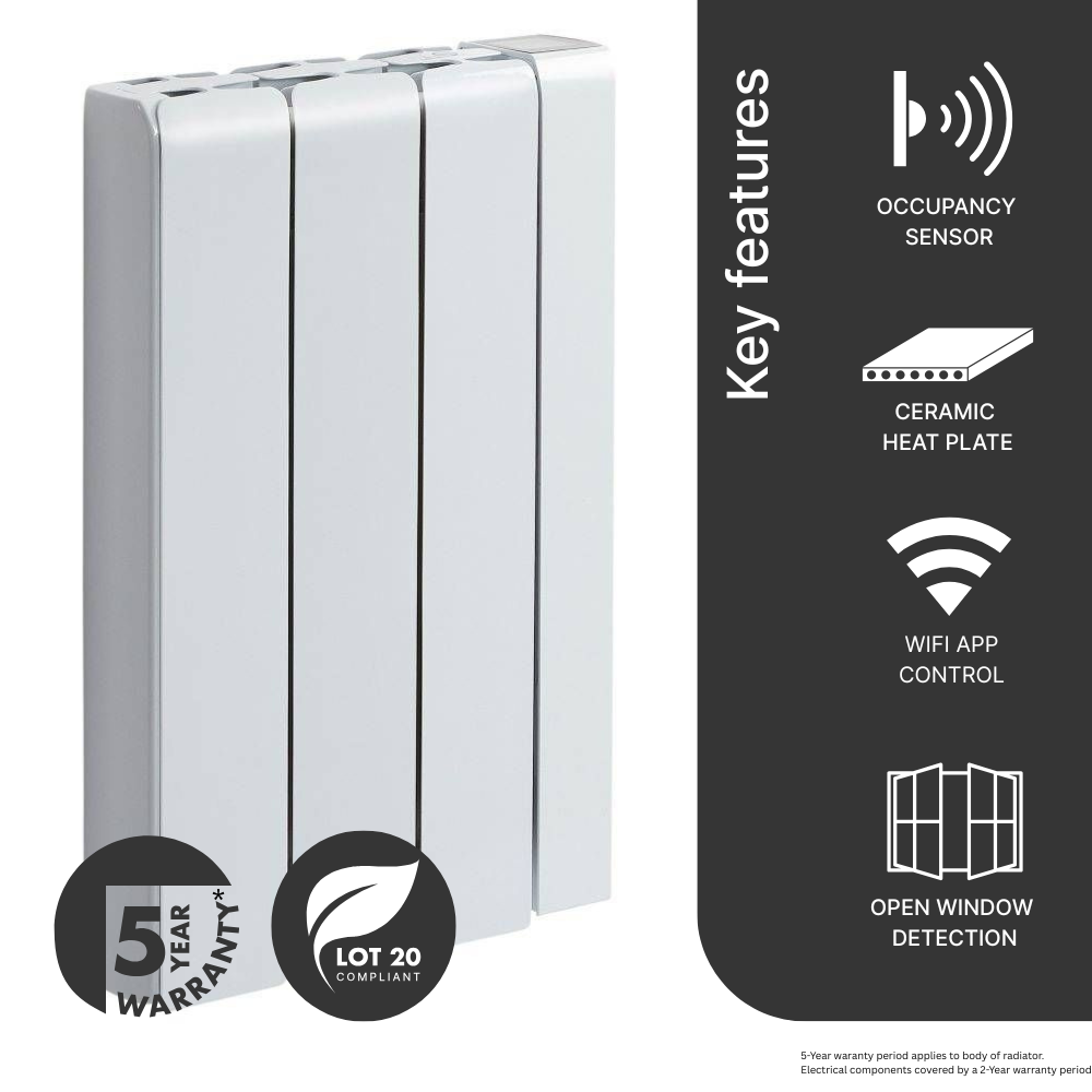 The 700w Accorto Electric Radiator from Electrorad is now in stock at Electric Heating Expert