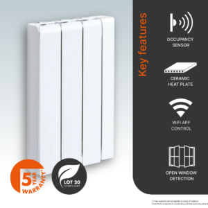The 700w Accorto Electric Radiator from Electrorad is now in stock at Electric Heating Expert