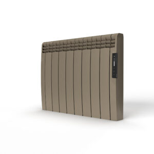 The 600w model is the smallest of the models available from the Rointe Eoniq Electric Radiator range. This on is coloured in Pearl Beige.